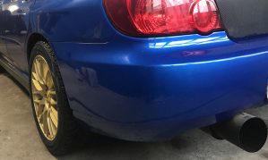 Ремонт бампера Subaru Impreza WRX