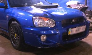 Ремонт бампера Subaru Impreza WRX