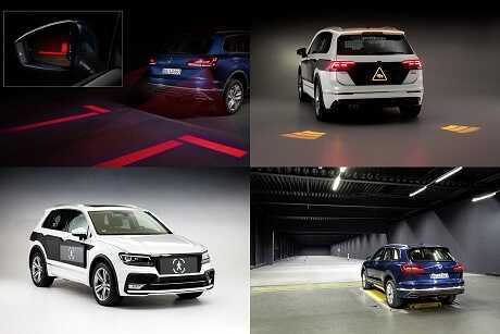 Изображение новые возможности светотехники демонстрирует Volkswagen 