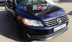 покраска и рихтовка переднего и заднего бамперов VOLKSWAGEN PASSAT 2012