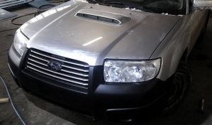 Фото Subaru Forester Turbo silver - замена, покраска, рихтовка