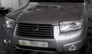 Subaru Forester Turbo silver - замена, покраска, рихтовка картинка